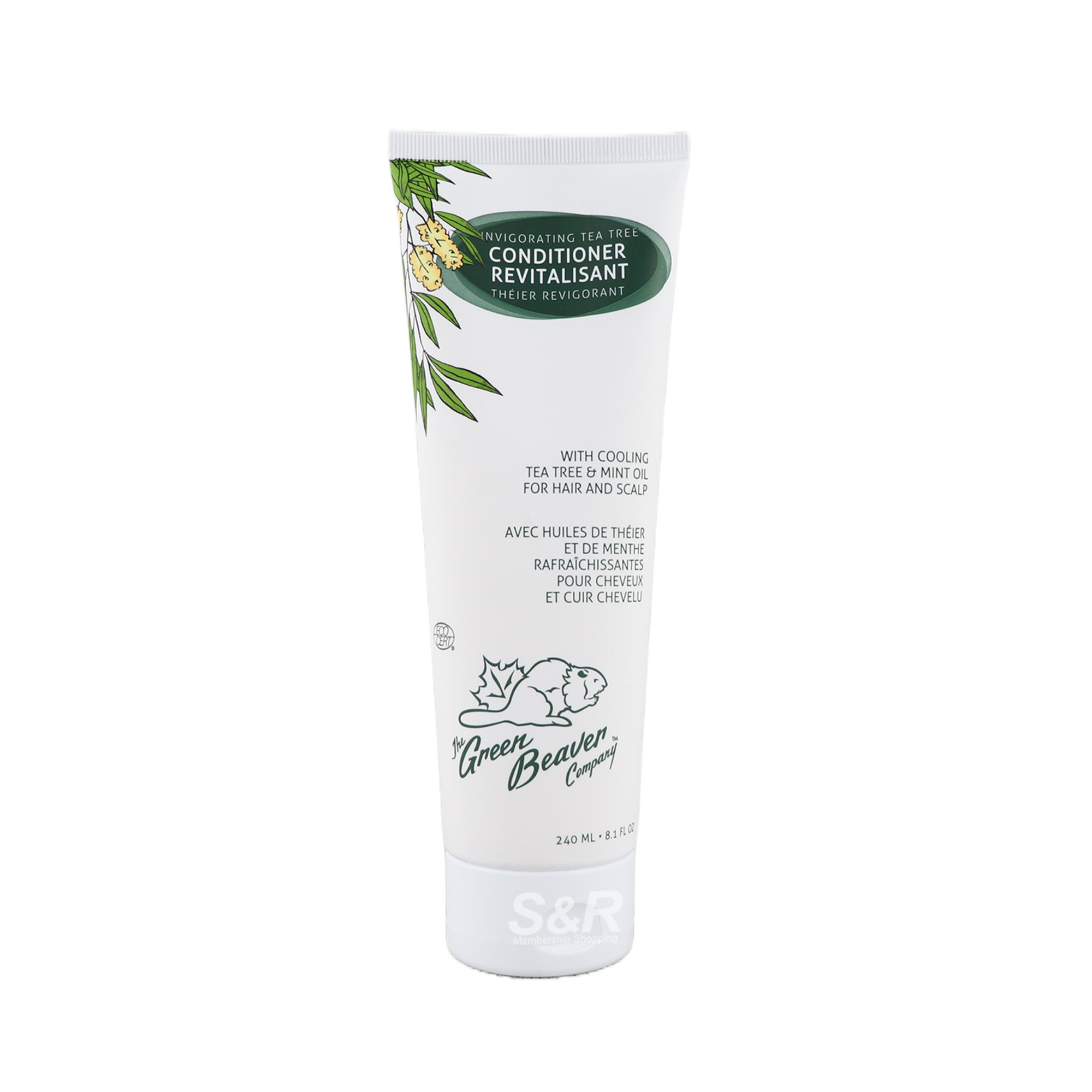The Green Beaver Company Invigorating Tea Tree Conditioner 240mL The Green Beaver Company Invigorating Tea Tree Conditioner 240mL
